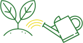 plant watering icon